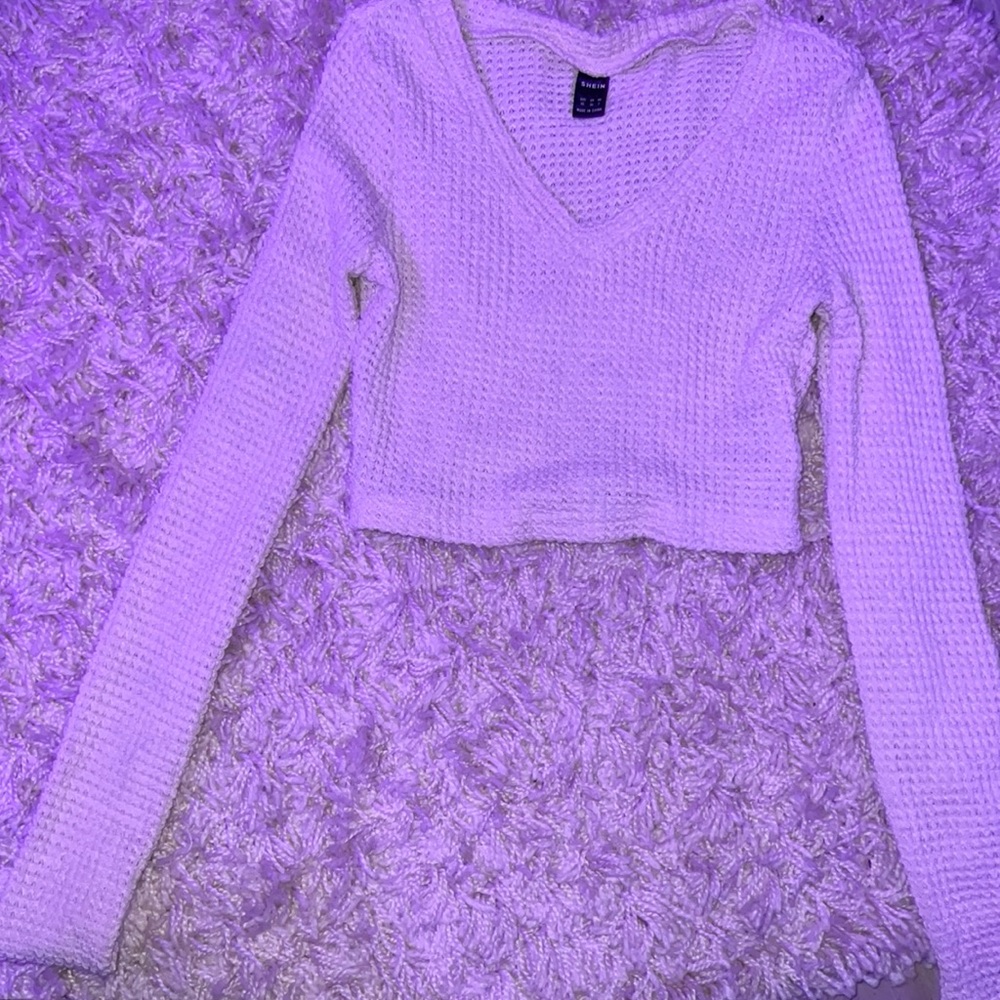 Women’s extra small cream crop long sleeve shirt